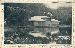 Boat House at Wellesley College Massachusetts Postcard Postcard Postcard