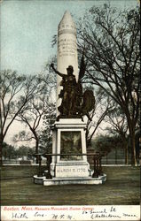 Massacre Monument at Boston Common Postcard