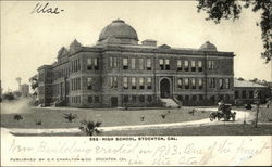 High School Stockton, CA Postcard Postcard Postcard