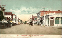 University Avenue Palo Alto, CA Postcard Postcard Postcard