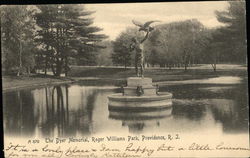 The Dyer Memorial, Roger Williams Park Providence, RI Postcard Postcard Postcard