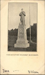 The Rockford Soldiers' Monument Postcard