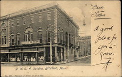 Y. M. C. A. Building Brockton, MA Postcard Postcard Postcard