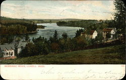 Scenic View of Merrimac River Lowell, MA Postcard Postcard Postcard