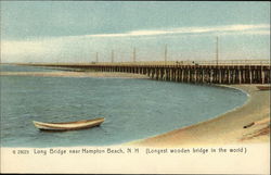 Long Bridge (Longest wooden bridge in the world) Postcard