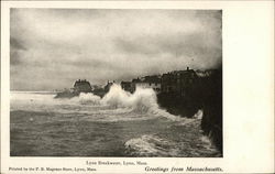 Lynn Breakwater Massachusetts Postcard Postcard Postcard