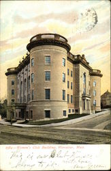 Women's Club Building Worcester, MA Postcard Postcard Postcard