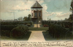 Tower at Highland Park Postcard