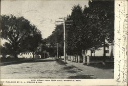 West Street from Town Hall Postcard