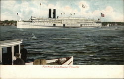 Fall River Line Steamer "Priscilla" Postcard