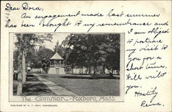 The Common Foxboro, MA Postcard Postcard Postcard