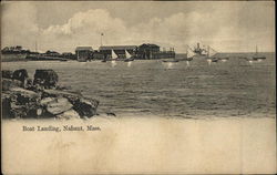 Boat Landing Nahant, MA Postcard Postcard Postcard