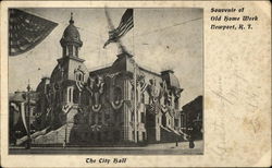 Souvenir of Old Home Week - The City Hall Postcard