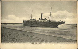 Clyde Line S.S. Onondaga Ashore Cape Cod, MA Postcard Postcard Postcard