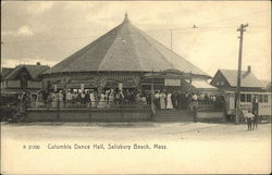 Columbia Dance Hall Salisbury Beach, MA Postcard Postcard Postcard