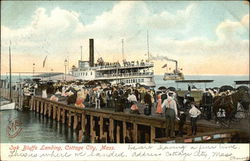 Oak Bluffs Landing Postcard