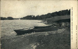 A View on Lake Cochichewick North Andover, MA Postcard Postcard Postcard