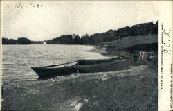 A View on Lake Cochichewick Andover, MA Postcard Postcard Postcard