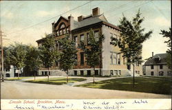 Lincoln School Brockton, MA Postcard Postcard Postcard