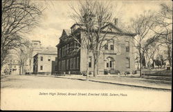 Salem High School Massachusetts Postcard Postcard Postcard