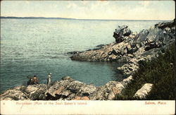 Norseman (Man of the Sea), Baker's Island Salem, MA Postcard Postcard Postcard