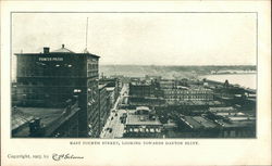 East Fourth Street, Looking towards Dayton Bluff Postcard