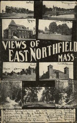 Views of East Northfield Massachusetts Postcard Postcard Postcard