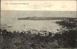 Port Antonio from Richmond Jamaica Postcard Postcard