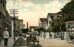 Bay Street Showing Public Market Postcard