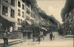 Malerischen Strasse In Thun Switzerland Postcard Postcard