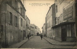 La Rue du Chatelet Fontenay-sous-Bois, France Postcard Postcard