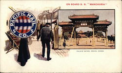 Pacific Mail Co. Manchuria Boats, Ships Postcard Postcard