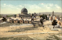 General View of Temple Area, Jerusalem Israel Middle East Postcard Postcard