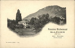 Pension Richemont. St-Legier (1800 feet) sur Vevey (Switzerland). Postcard