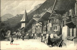 View of Town Meiringen, Switzerland Postcard Postcard