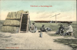 Udvozlet a Hortobagyrol Hungary Postcard Postcard