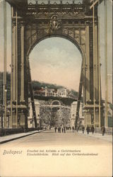 Elisabeth Bridge Budapest, Hungary Postcard Postcard