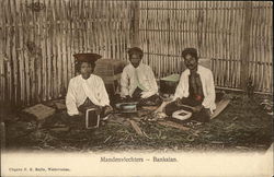 Basketweavers Postcard