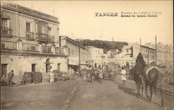 Tanger. Road to Cecil Hotel Morocco Africa Postcard Postcard