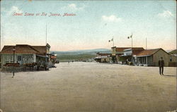 Tiajuana Street Scene Mexico Postcard Postcard