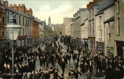 Musicians on O'Connell St Sligo, Ireland Postcard Postcard