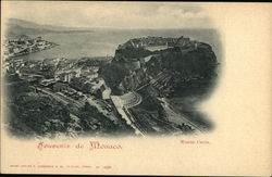 General VIew of the City Monte Carlo, Monaco Postcard Postcard