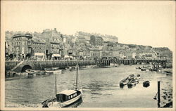 Whitby From the Harbor Postcard