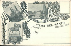 Fiera Del Santa, Padova, Giugno 1899 Postcard