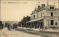 La Gare Montbard, France Postcard Postcard