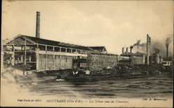 Factories viewed from Cemetery Postcard