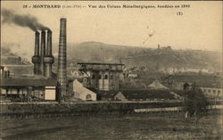 Metal Works Montbard, France Postcard Postcard