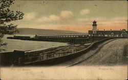 Pier and Station Postcard