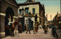 Horse Guards at Whitehall Postcard