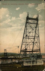 Towers for Conveying Concrete Postcard